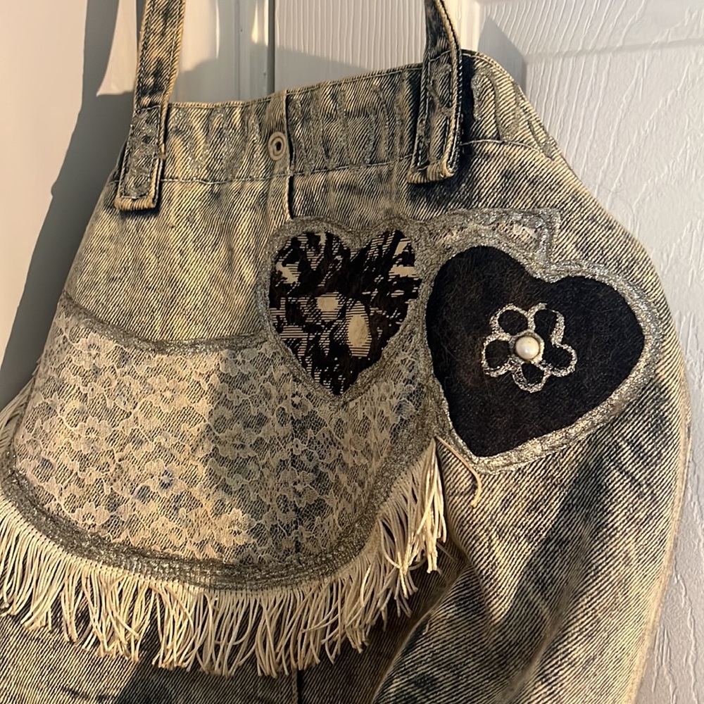 Vintage Denim Nijovo large BOHO Tote - Picture 9 of 11